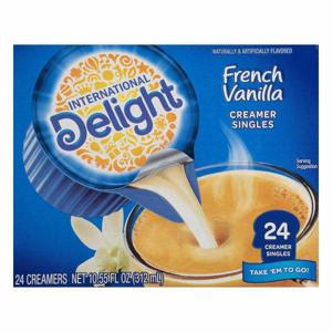 International Delight Coffee Creamer, French Vanilla, Singles