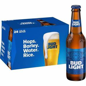 Bud Light Beer 24/12 oz bottles