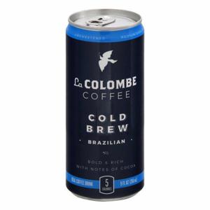 LA COLOMBE Coffee Drink, Real, Cold Brew, Medium/Dark Roast, Brazilian