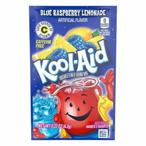 Kool-Aid Drink Mix, Caffeine Free, Blue Raspberry Lemonade, Unsweetened