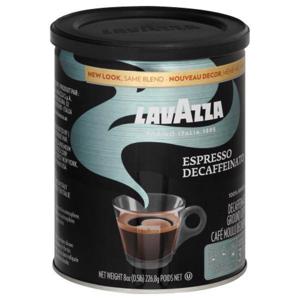 LavAzza Coffee, Ground, Espresso Decaffeinated, Decaffeinated