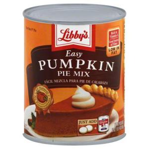 Libby's Pumpkin Pie Mix, Easy