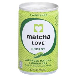 Matcha Love Energy Shot, Japanese Matcha + Green Tea, Sweetened