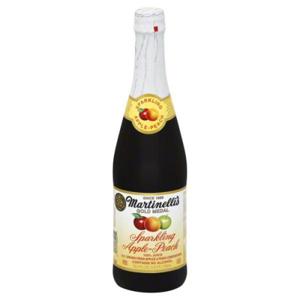 Martinelli's Gold Medal 100% Juice, Sparkling Apple-Peach