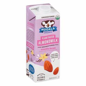 Mooala Organic Almondmilk, Vanilla Bean, Unsweetened