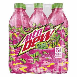 Mtn Dew Soda, Major Melon, 6 Pack