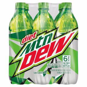 Mtn Dew Soda, Diet, 6 Pack