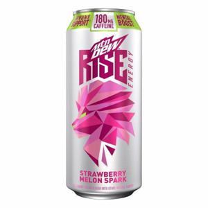 Mtn Dew Rise Energy Energy Drink, Strawberry Melon Spark