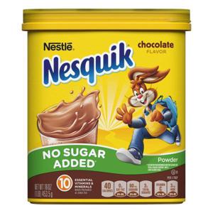 Nesquik Powder, No Sugar Added, Chocolate Flavor