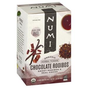 Numi Tea, Organic, Chocolate Rooibos, Tea Bags