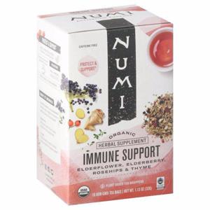 Numi Herbal Supplement, Organic, Immune Support, Tea Bags