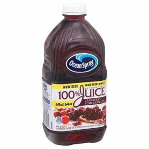 Ocean Spray 100% Juice, Cranberry Pomegranate Flavor