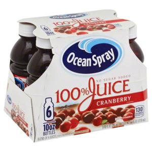 Ocean Spray 100% Juice, Cranberry