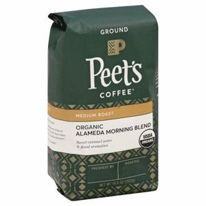 Peet's Coffee Coffee, Organic, Ground, Medium Roast, Alameda Morning Blend