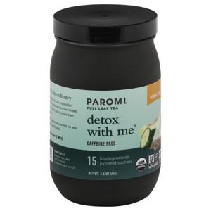 Paromi Herbal Tea, Detox with Me, Caffeine Free, Pyramid Sachets