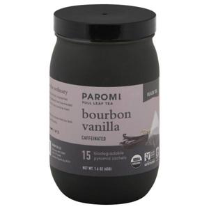 Paromi Black Tea, Bourbon Vanilla, Caffeinated, Pyramid Sachets