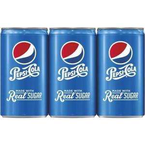 PEPSI With Real Sugar Soda, Cola