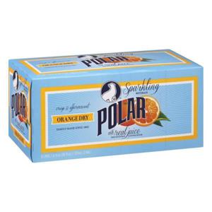 POLAR Sparkling Beverage, Orange Dry