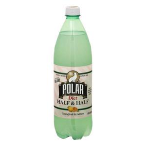 POLAR Soda, Grapefruit & Lemon, Half & Half, Diet