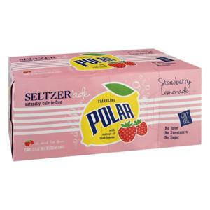 Polar Seltzer'Ade, Sparkling, Strawberry Lemonade