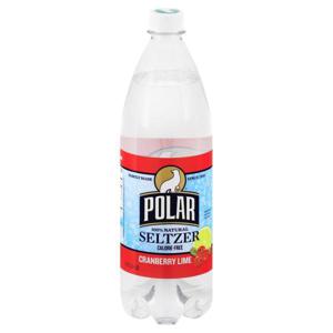 Polar Seltzer, 100% Natural, Cranberry Lime