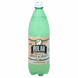 Polar Half & Half, Premium, Grapefruit & Lemon