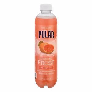 Polar Frost Sparkling Water, Zero-Calorie, Pink Grapefruit