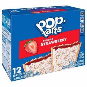 Pop-Tarts Toaster Pastries Breakfast Toaster Pastries, Frosted Strawberry, Proudly Baked in the USA