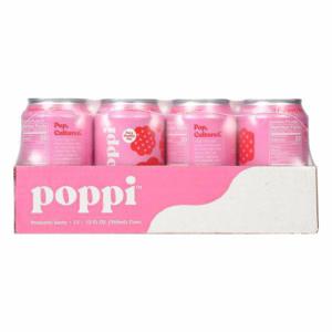 Poppi Prebiotic Soda, Raspberry Rose