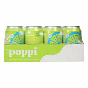 Poppi Prebiotic Soda, Ginger Lime