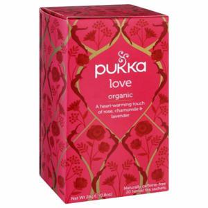 Pukka Herbal Tea, Organic, Love, Tea Sachets