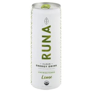 Runa Energy Drink, Clean, Lime, Unsweetened