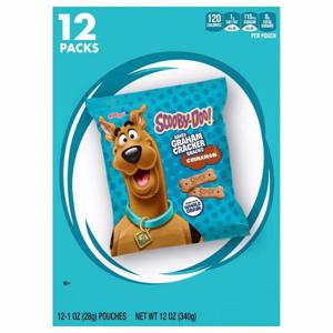 Scooby-Doo! Graham Crackers, Cinnamon, Baked, 12 Packs