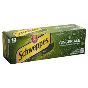 Schweppes Ginger Ale, 12 Pack