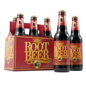 Saranac Hand-Crafted Soft Drinks, Root Beer