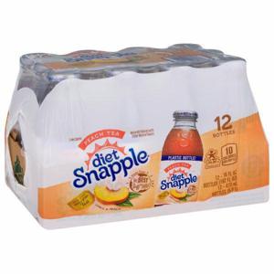 Snapple Tea, Peach, Diet, 12 Pack