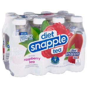 Snapple Tea, Diet, Raspberry, 12 Pack