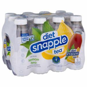 Snapple Tea, Diet, Lemon, 12 Pack