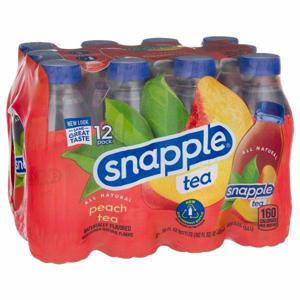 Snapple Tea, All Natural, Peach, 12 Pack