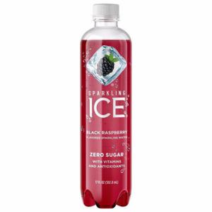 Sparkling Ice Sparkling Water, Zero Sugar, Black Raspberry