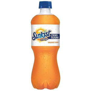 Sunkist Soda, Orange, Zero