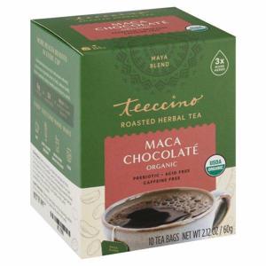 Teeccino Herbal Tea, Organic, Maca Chocolate, Bags