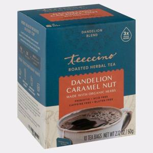 Teeccino Herbal Tea, Dandelion Caramel Nut, Bags