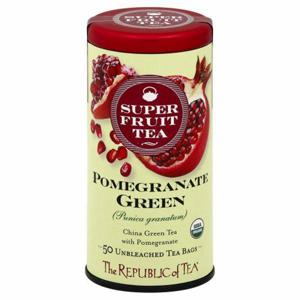 The Republic of Tea Super Fruit Tea Green Tea, Pomegranate Green, Bags