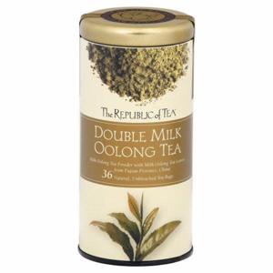 The Republic of Tea Oolong Tea, Double Milk, Bags