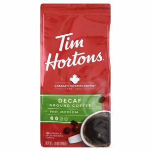 Tim Hortons Coffee, Ground, Medium Roast, Decaf