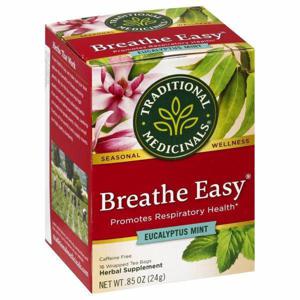 Traditional Medicinals Herbal Supplement, Breathe Easy, Eucalyptus Mint, Tea Bags