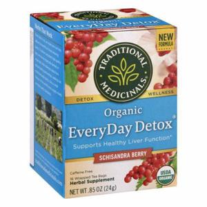 Traditional Medicinals Herbal Tea, Everyday Detox, Organic, Schisandra Berry, Tea Bags