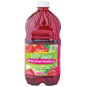 Wegmans 100% Juice, White Grape Raspberry