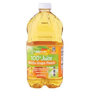 Wegmans 100% Juice, White Grape Peach